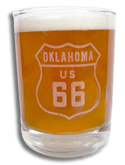 Laser Etched Rocks Glass