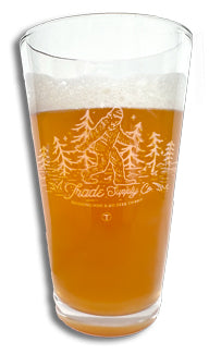 Laser Etched Pint Glass