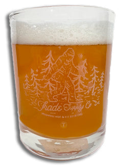 Laser Etched Rocks Glass