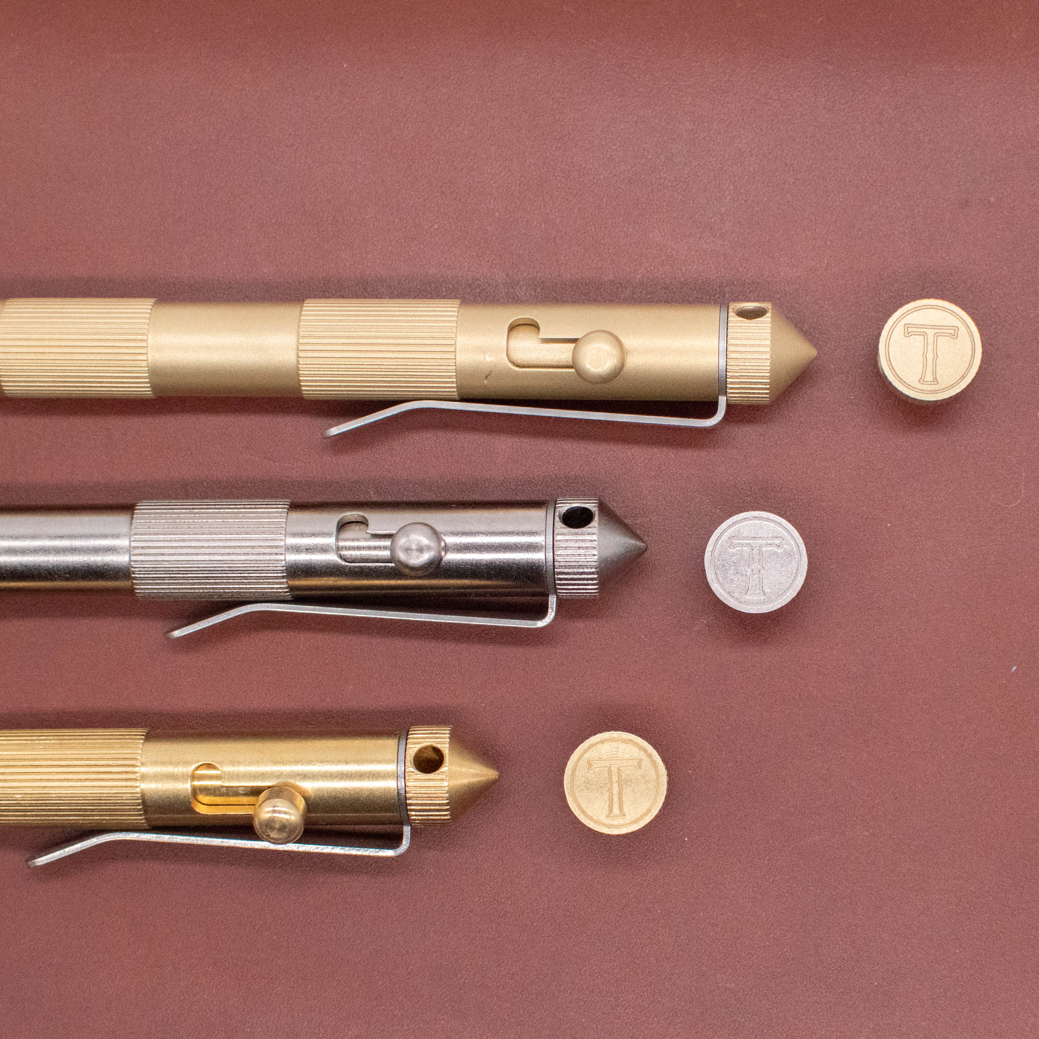 The Cutlass - Brass Bolt Action Pen