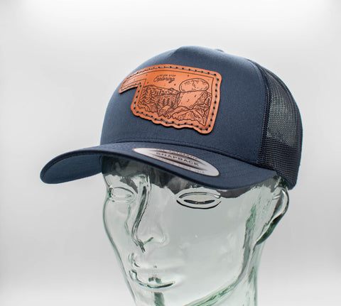 Leather Patch Trucker Hat Collection