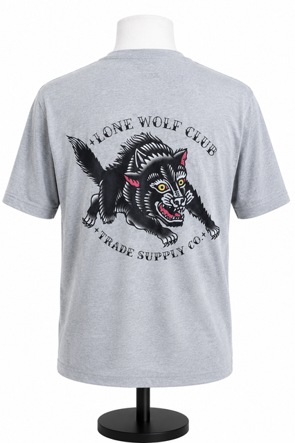 Lone Wolf Tee - Gray