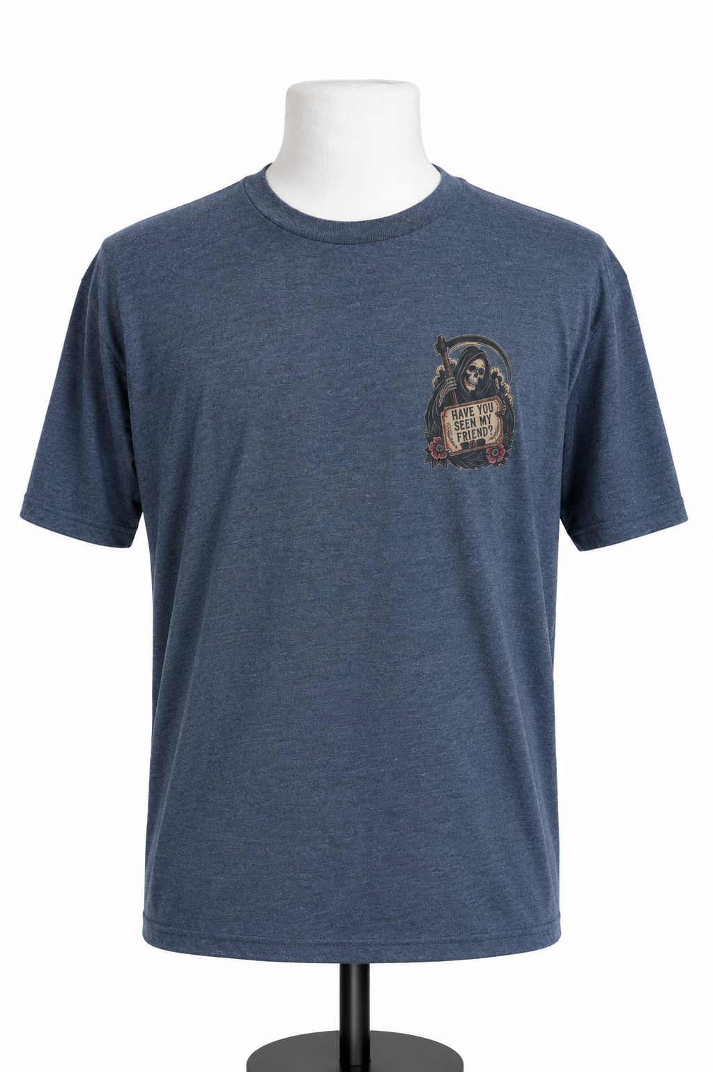 Have You Seen My Friend Tee - Charcoal