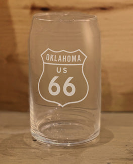 Laser Etched Beer Can Glass