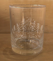 Laser Etched Rocks Glass