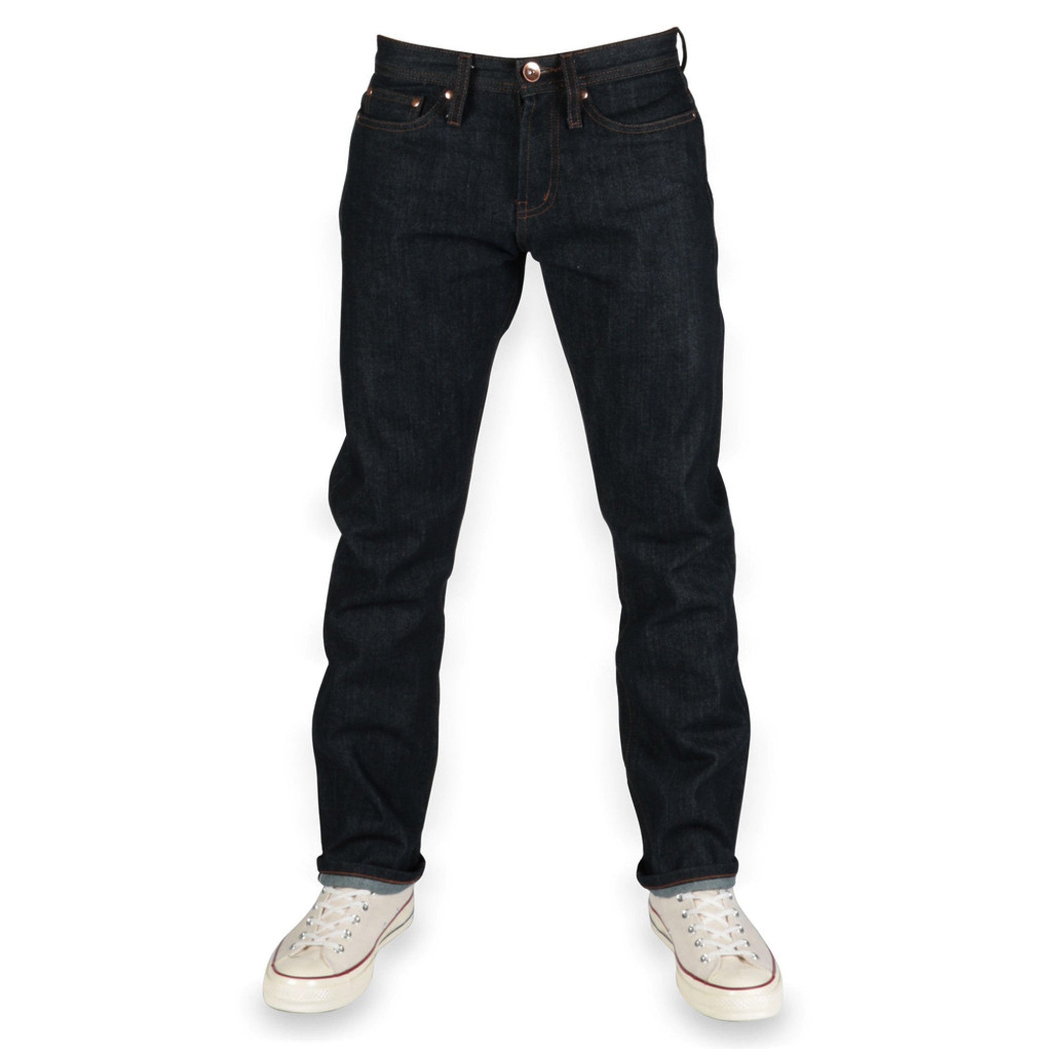 Unbranded Brand  UB201 Tapered Fit 14.5oz Indigo Selvedge